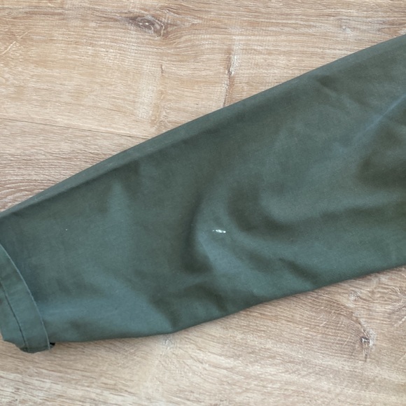 Shop Planet Blue vintage Army reworked studded shirt Jacket small/medium - Picture 9 of 9